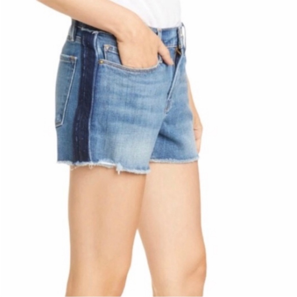 Frame Le Cutoff Denim Shorts in Cleo Tux Size 24
